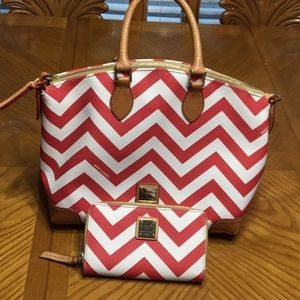 Dooney and Bourke pocketbook with matching wallet